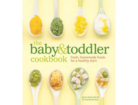 Livro the baby and toddler cookbook de charity ferreira (inglês)