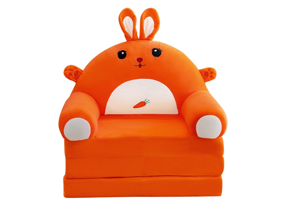 Capa de sofá infantil 2 em 1 dobrável fofo desenho animado slipcover para crianças S/MARCA