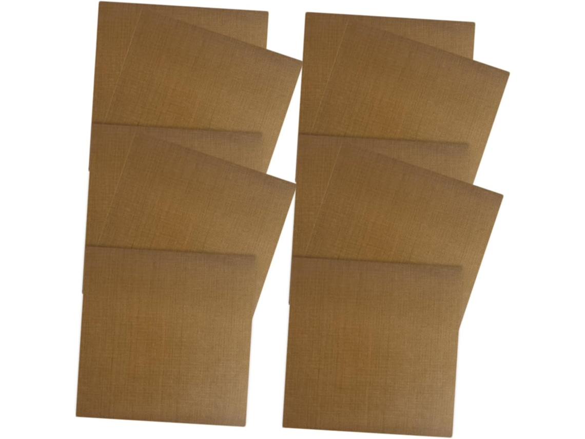 Conjunto de 10 adesivos protetores resistentes ao calor para chapas e modelismo, peças reutilizáveis e portateis.