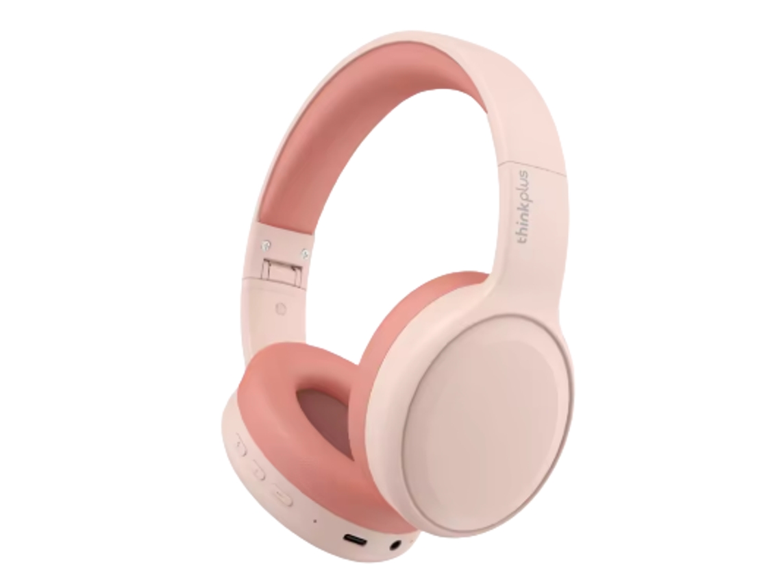 Lenovo Th30 Auscultadores Bluetooth 5.0 Dobráveis - Rosa