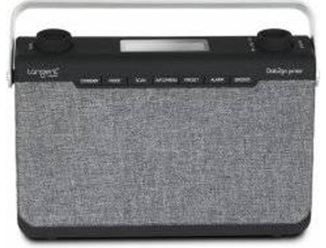 Radio Despertador TANGENT DAB2 Go Junior (Preto / Cinza - Digital - Alarme Duplo - Função Snooze - Bateria e Pilhas)