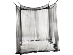 Mosquiteiro Europeu Para Cama, Mosquiteiro Para Cama, Mosquiteiro Com Dossel, Preto