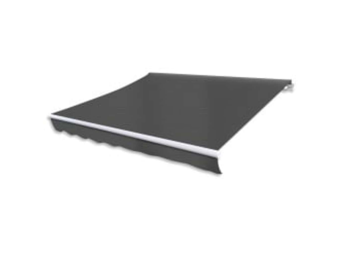Vidaxl Toldo Dobrável Motorizado 600 Cm Antracite
