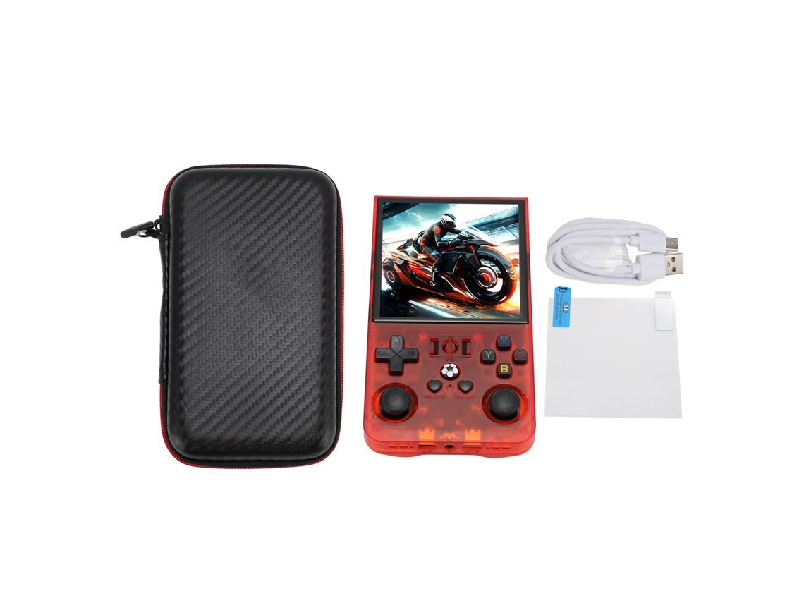 Aetheria console de Jogos Retrô Portátil R36max Tela Ips 4 Polegadas 4000mah 60+ Emuladores