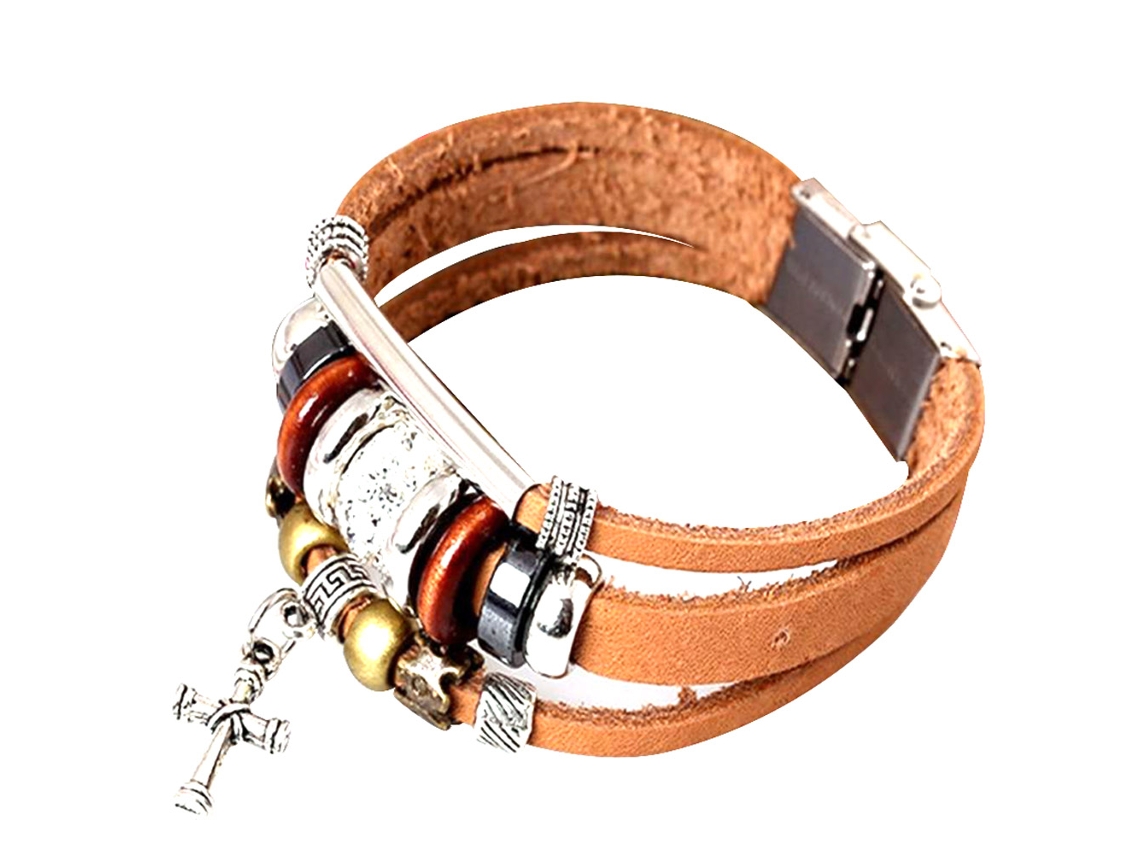 Pulseira Cruzada Simples Acessório De Jóias