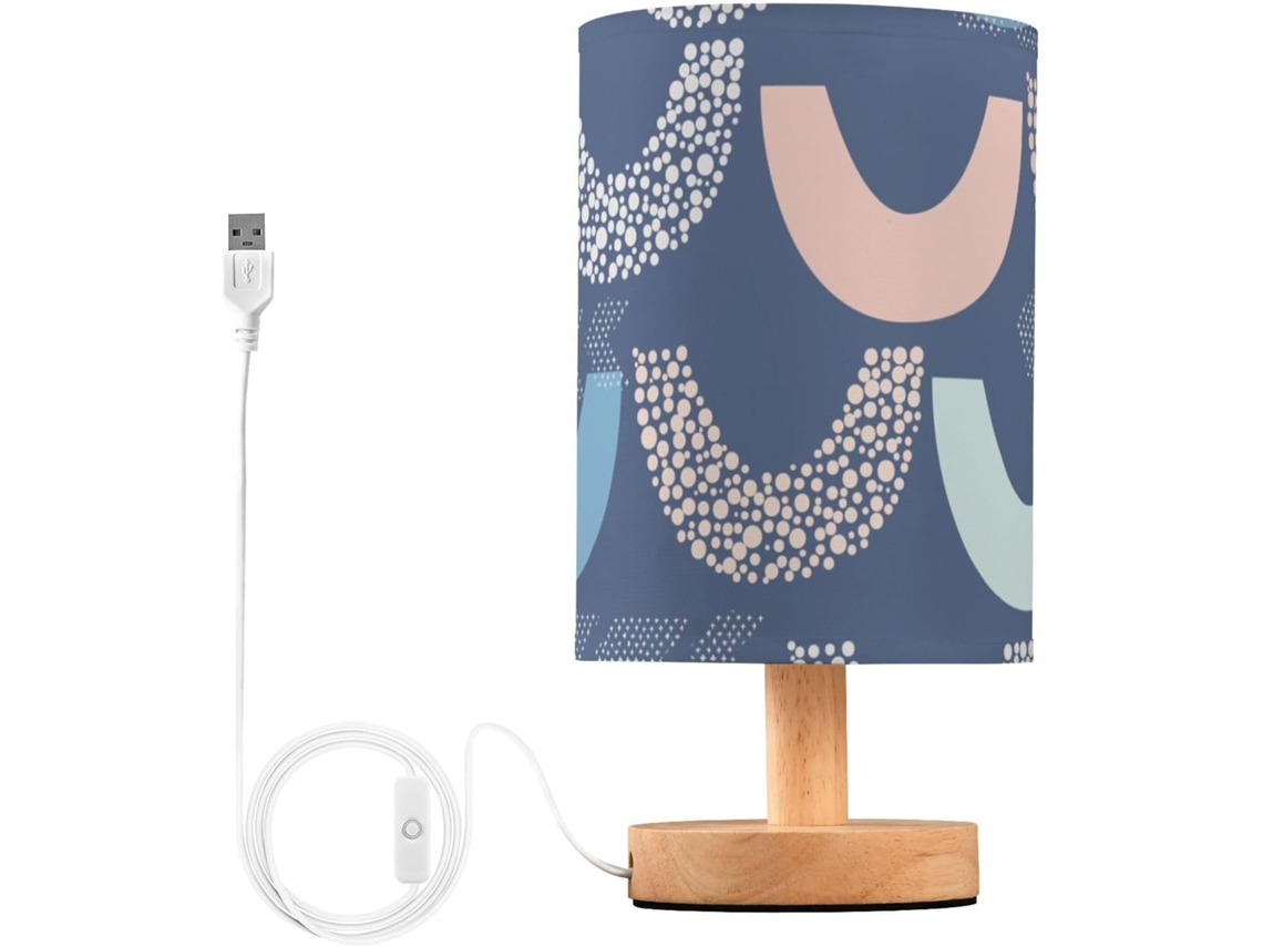Luminárias de mesa LED coloridas e modernas para varanda infantil