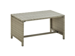 Vidaxl Mesa De Centro 70x40x38 Cm Vime Pe Bege
