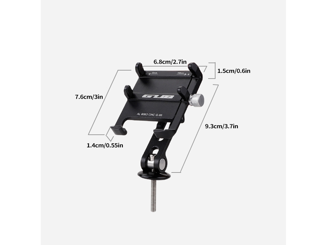 Suporte de Telefone para Bicicleta com Rotação 360° | S/MARCA
