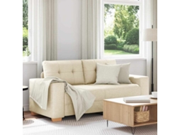 Vidaxl Sofá De Dois Lugares Em Linho, 180x77x82 Cm