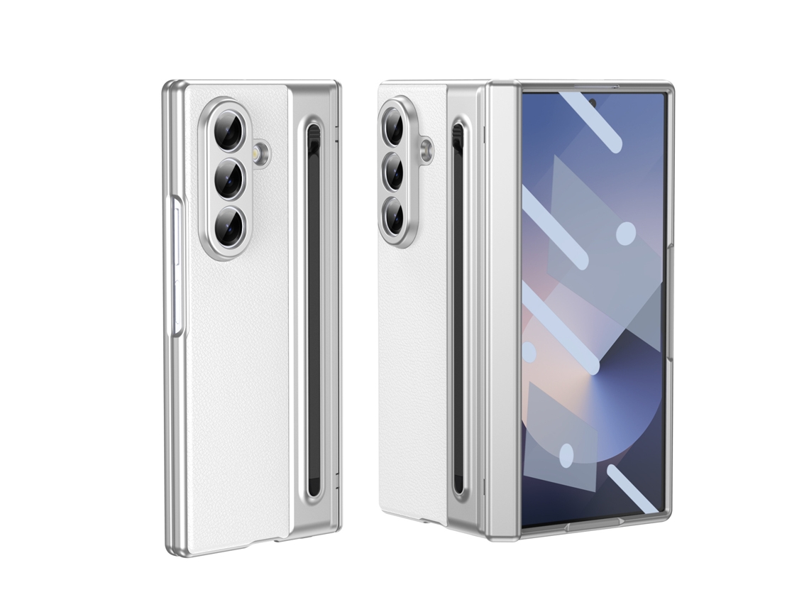 Capa Para Samsung Galaxy Z Fold8 Ultra, Capa Protetora De Película Temperada Tudo Em Um Gertiz (branco)