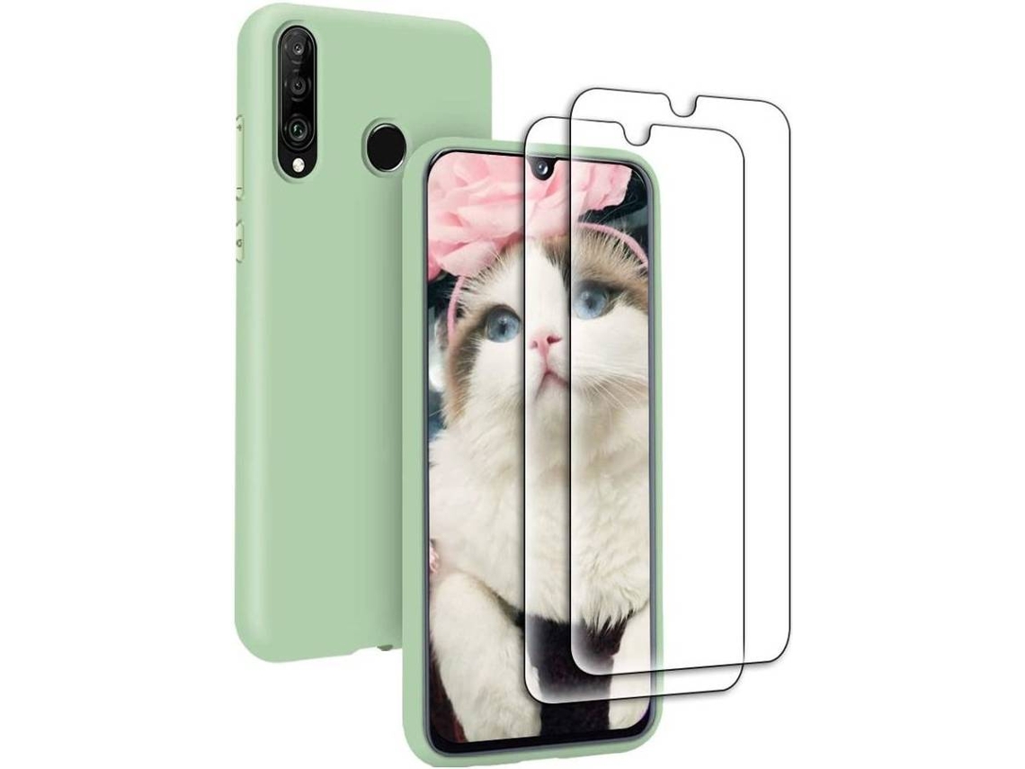 Capa + Película Huawei P30 Lite HONGWE. Verde