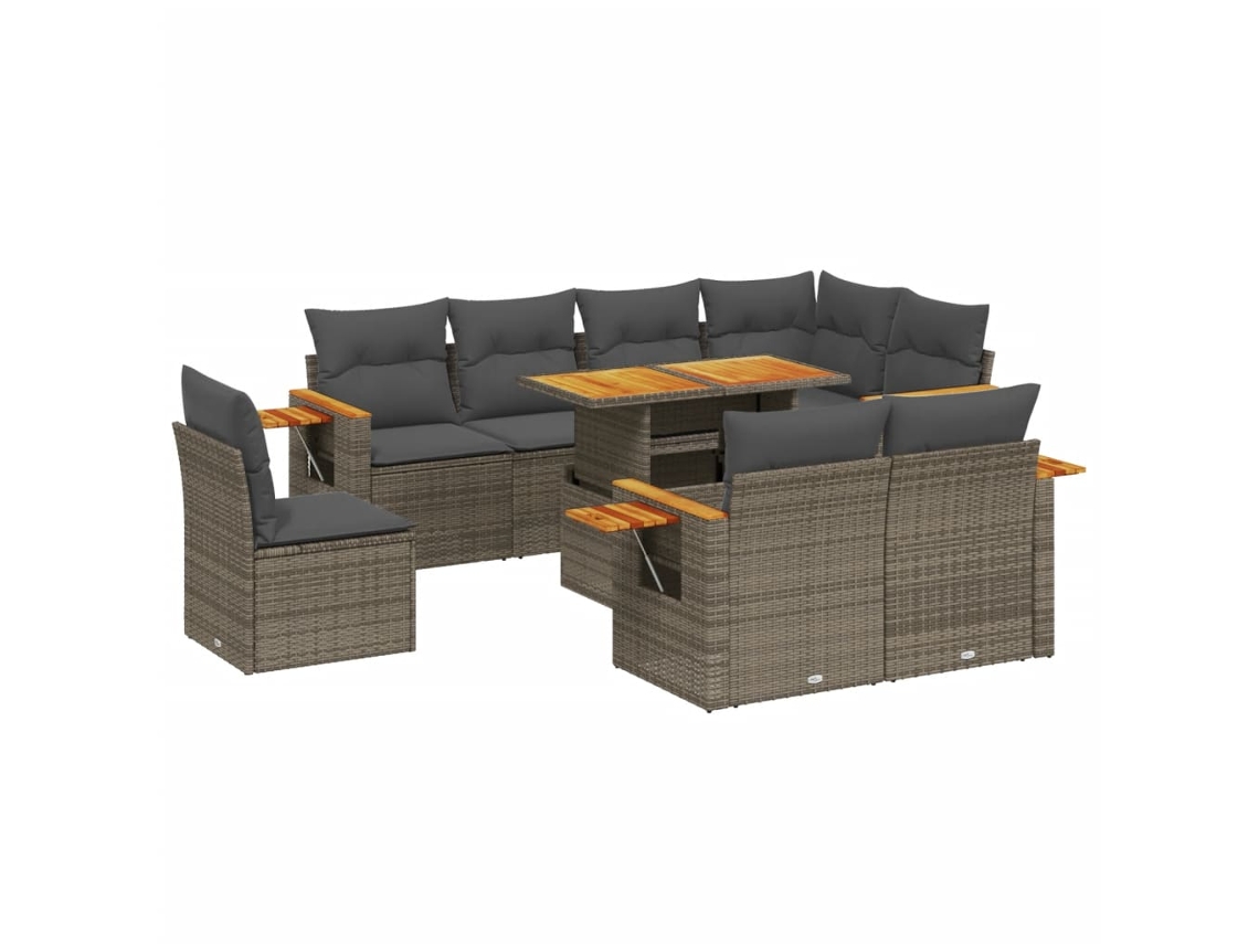 Garden Sofa Set, Garden Sofa Sets Vidaxl Cinzeto Rattan / Vime (n/a)