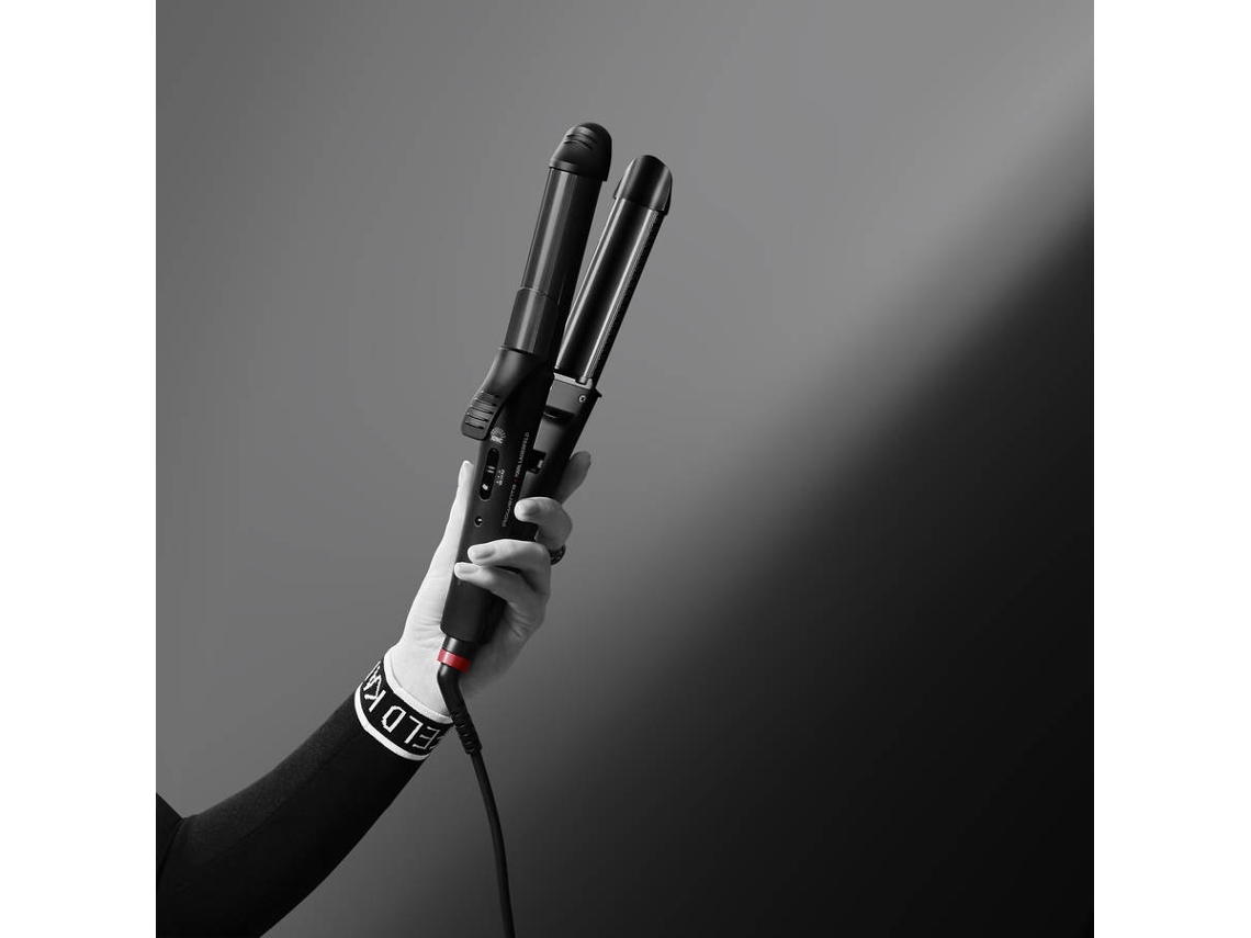 Modelador de Cabelo ROWENTA Fashion Stylist Karl Lagerfeld CF451LF0 (170-200 °C - 2 Níveis de temperatura)