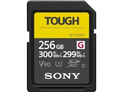 Cartão de Memória SONY TOUGH SDCX UHS-II 256GB
