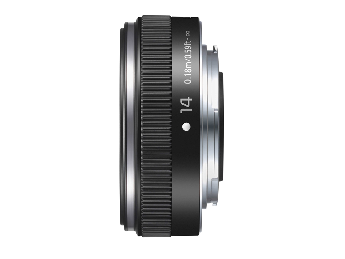 Objetiva LUMIX 14mm F2.5, 46mm (Encaixe: Micro 4/3 - Abertura: f/22 - f/2.5)