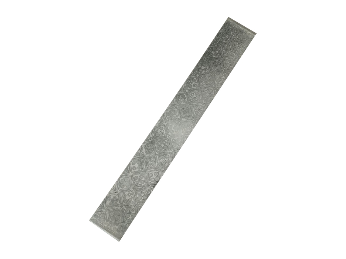Barras De Acero Damasco 160*30*3mm, Acero Estampado, Material Para Forja De Cuchillos, Templeado Y Alisado, Para Diy Multipropósito