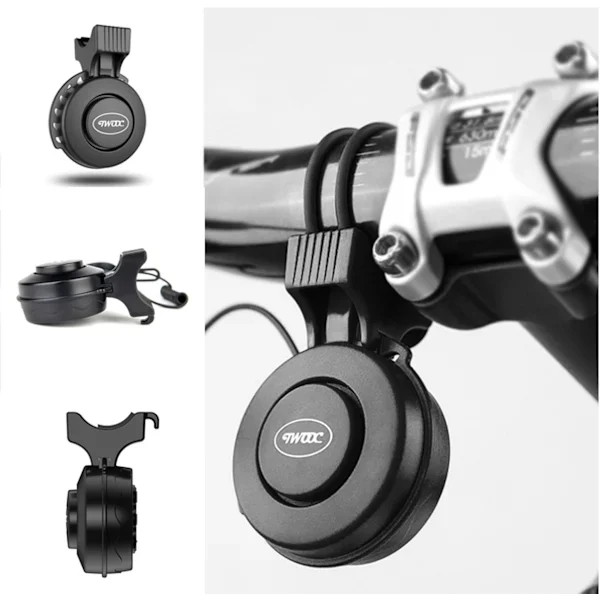 Campainha Elétrica para Bicicleta, Recarregável por Usb AQUAFORGE