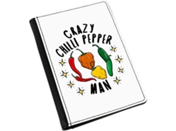 Capa para Passaporte Gift Base Crazy Chili Pepper Man Stars