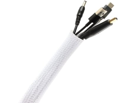 Capa Tubo Com Velcro Fivela 2m Branco Alzapower