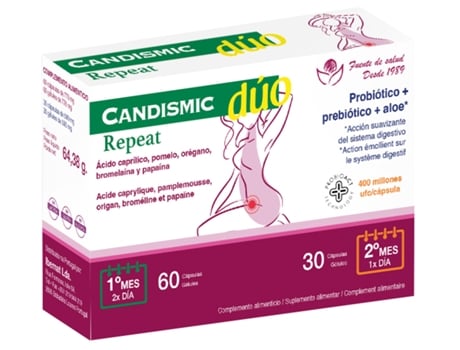Bioserum Candismic Duo Repeat 90 Cápsulas