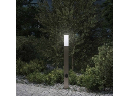 Vidaxl Luminária De Poste Com Tomada, 80 Cm, Aço Inoxidável, Ip44