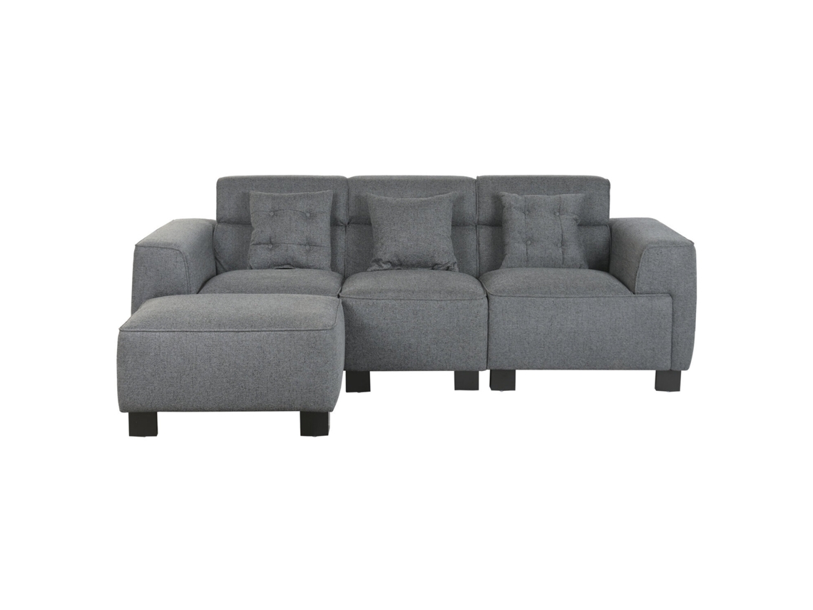 Vitrine de Madeira com Vidro Branco, 75x35x160cm ALEXANDRA HOUSE LIVING