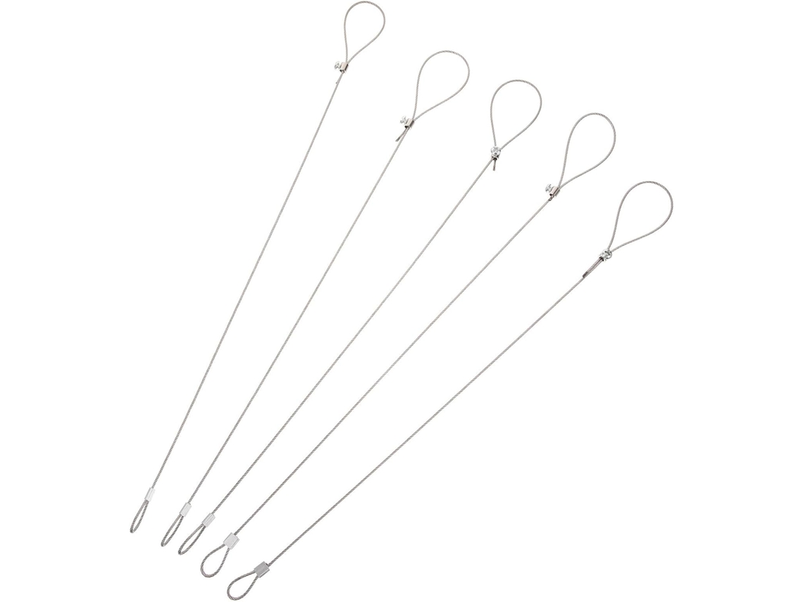 Conjunto De 5 Peças Puxador Trinco Ajustável Abaodam Com Cabo Aço Inoxidável Para Portões Cercas Jardim Externos