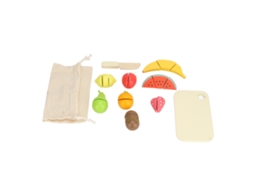 Ats juguetes de Comida para Cortar com Mesa Y Bolsa de Armazenamento Acessórios de Cozinha Fingidos para Crianças