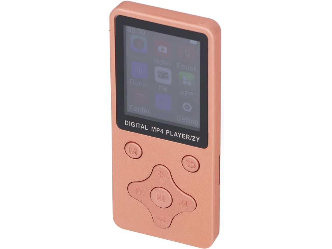 Mp3 Mp4 Lecteur Sport Player, Grande Capacité Stockage Hifi Sound Sans Perte Avec Écouteurs Pour Rose)
