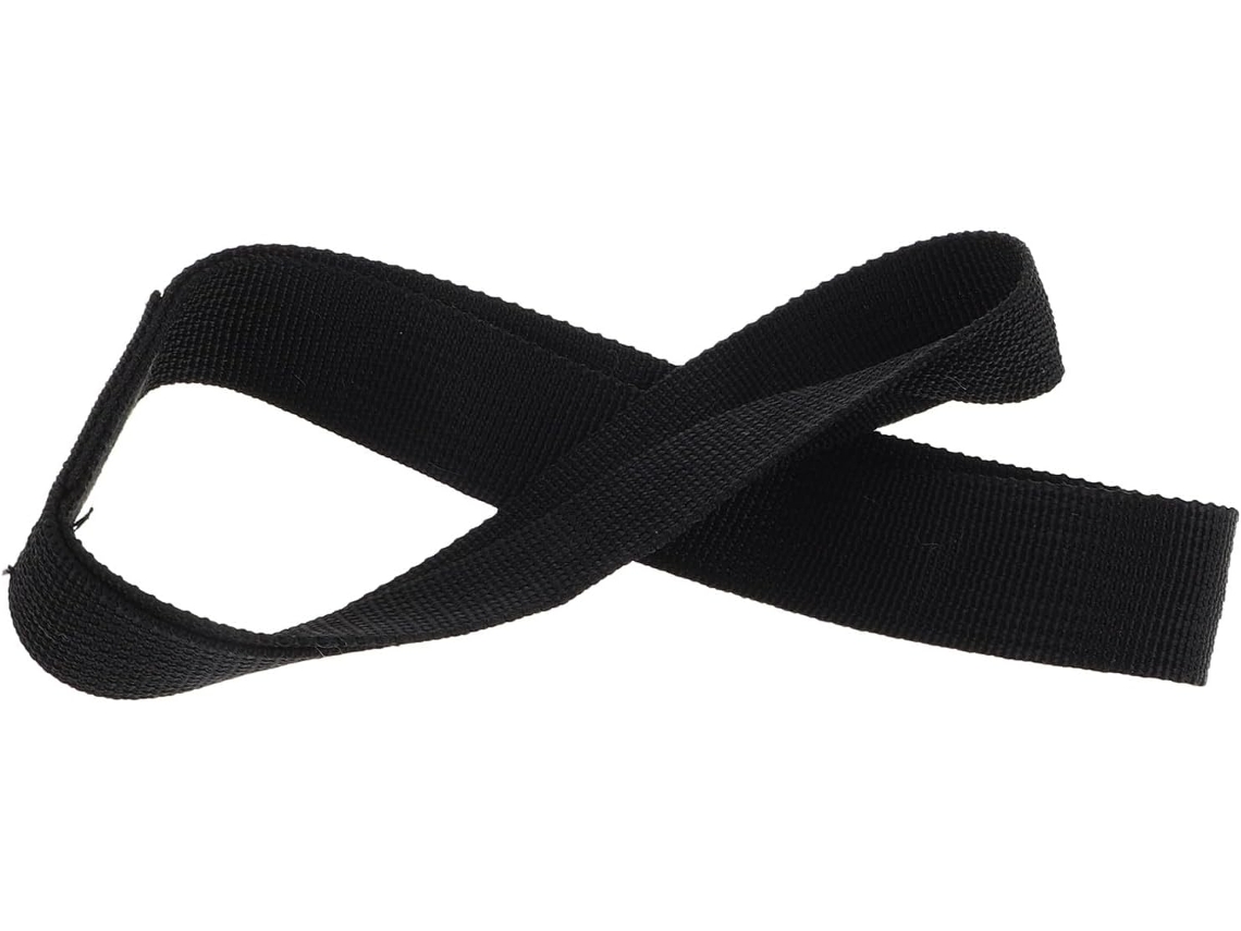 Preta Textile Alça com Loop Date, 40,5 cm x 2,5 cm, design versátil.