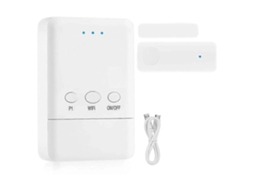 Tuya Abridor de Porta de Garagem Inteligente Universal Wifi com Sensor e Controlador Sem Fio para Alexa e Google, Plugue Ue TAISHENGDA