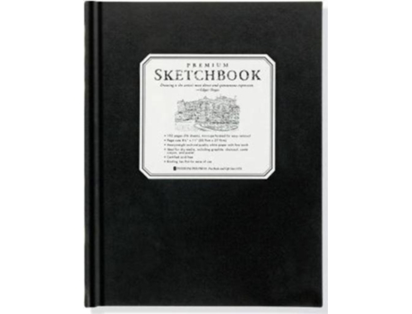 Livro lg premium sketchbook de created by inc peter pauper press (inglês)