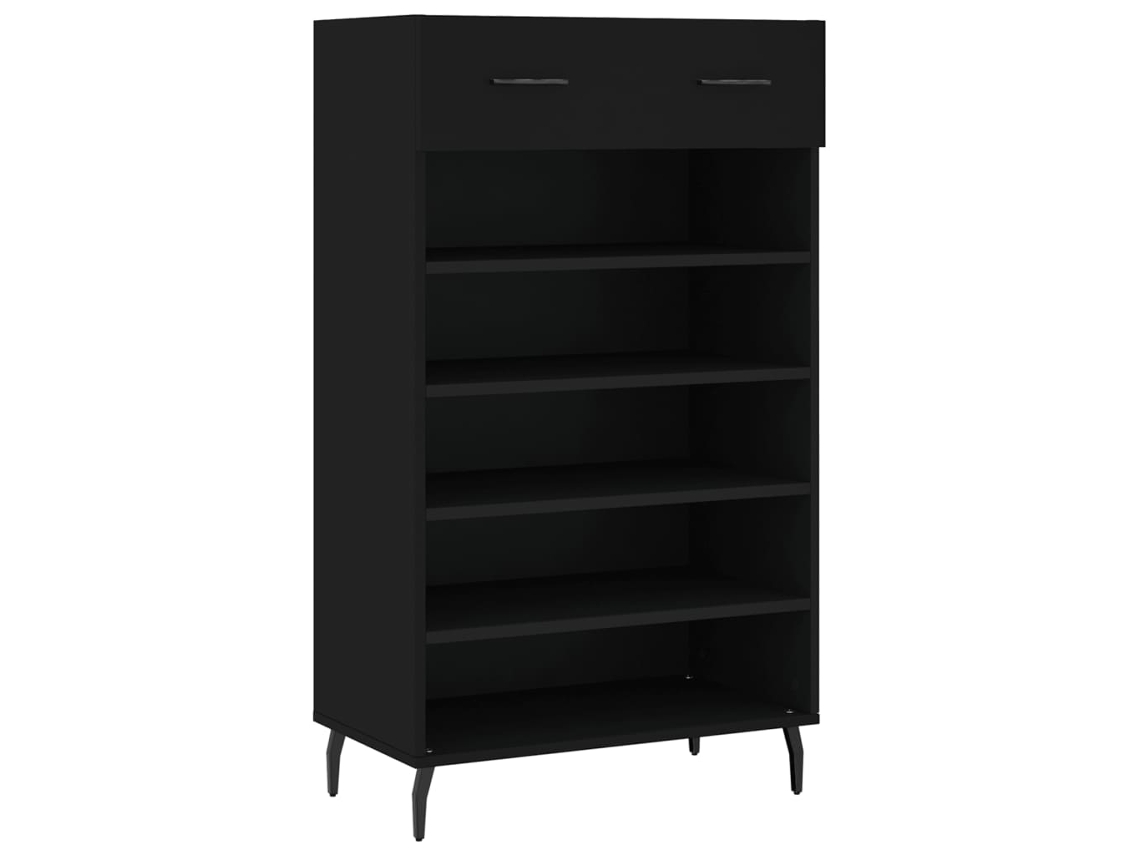 Shoe Cabinet, Shoe Cabinets Vidaxl Preto Madeira Processada (n/a)