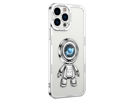 Suporte Casa Inch Planeta Para Iphone 13 Pro Yoobao Pele Sintética Branco