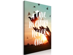 Quadro ARTGEIST A True Love Story Never Ends (1 Part) Vertical (80x120)