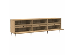 Gabinete para Tv Carvalho Artesanal 150 X 30 X 45 Cm MAISON EXCLUSIVE