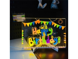 Quadro de Desenho/aviso Led, Luz Noturna BRILVIBERA