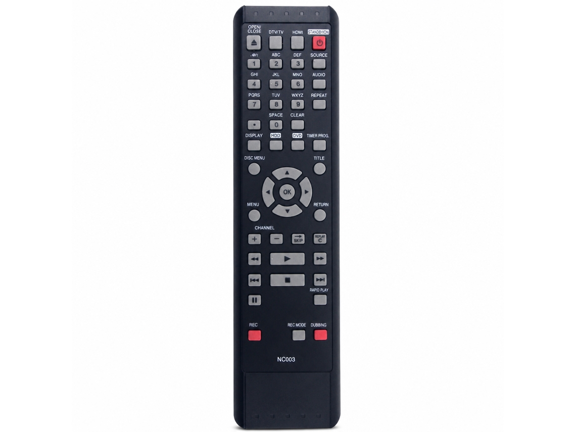 Comando De Substituição Compatível Com Magnavox Dvd/vcr, Modelos Nb820 Nb887 Ud Nc003