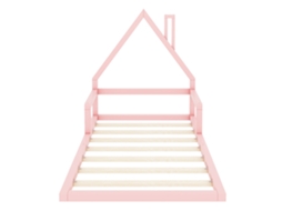 Cama Infantil Mobrio Rosa (90x200x107)