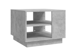 Conjunto 1 Mesa De Centro Vidaxl Cinzeto Derivados De Madeira (55 X 55 X 43 Cm)