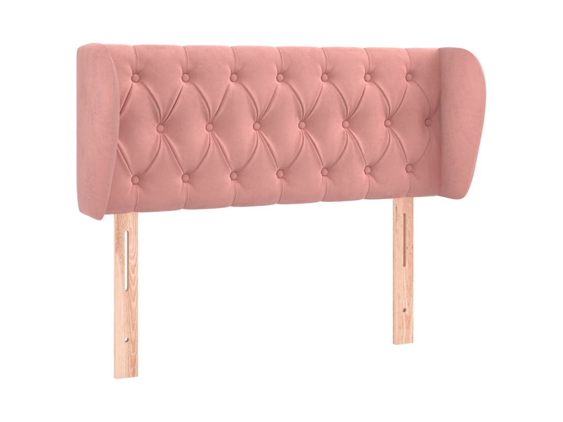 Cabeceira C/ Abas Veludo 103x23x78/88 cm Rosa MAISON EXCLUSIVE