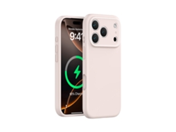 (rosa, Iphone 14 Plus) Capa Magnética De Silicone Líquido Para Iphone, Cobertura Total Com Aberturas Precisas E Botões Integrados.