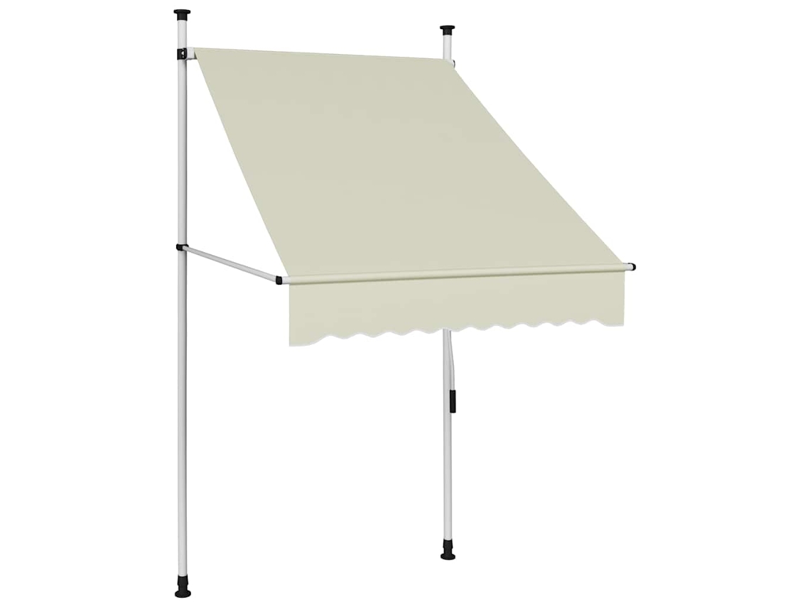 Toldo de janela VIDAXL Cream Tecido (100 cm)