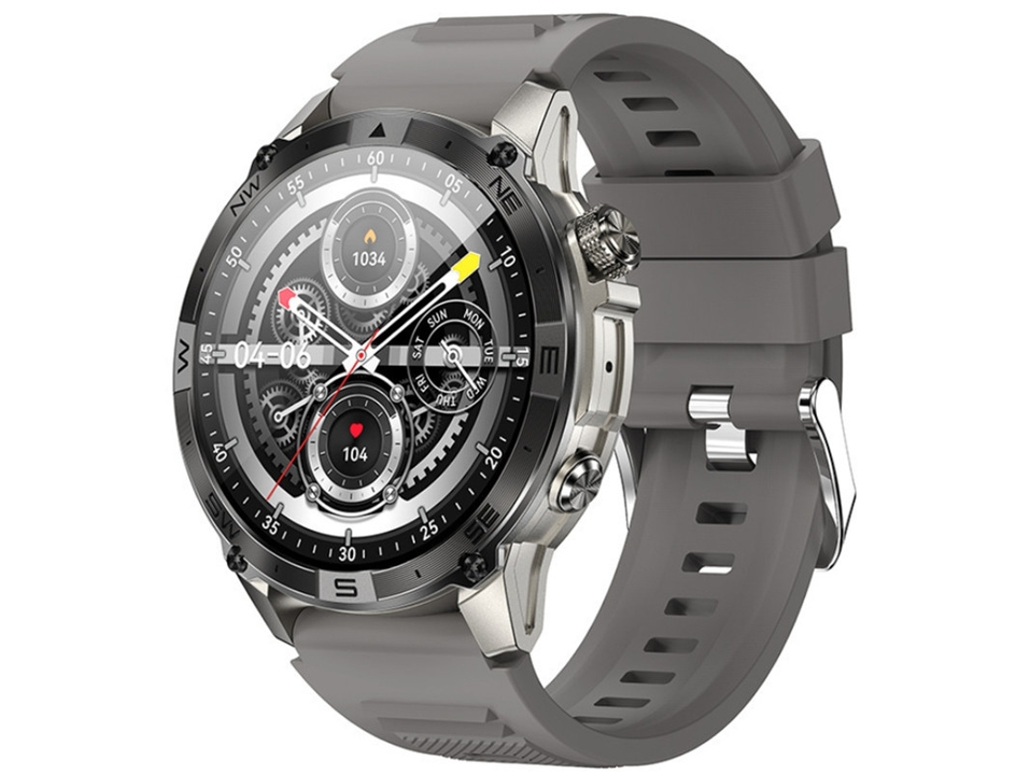 Smartwatch Gps Nível Militar Rastreamento Gps 1.43 Amoled Mais de 100 Modos Esportivos Coroa Rotativa Alertas Meteorológicos Compa Yizhood
