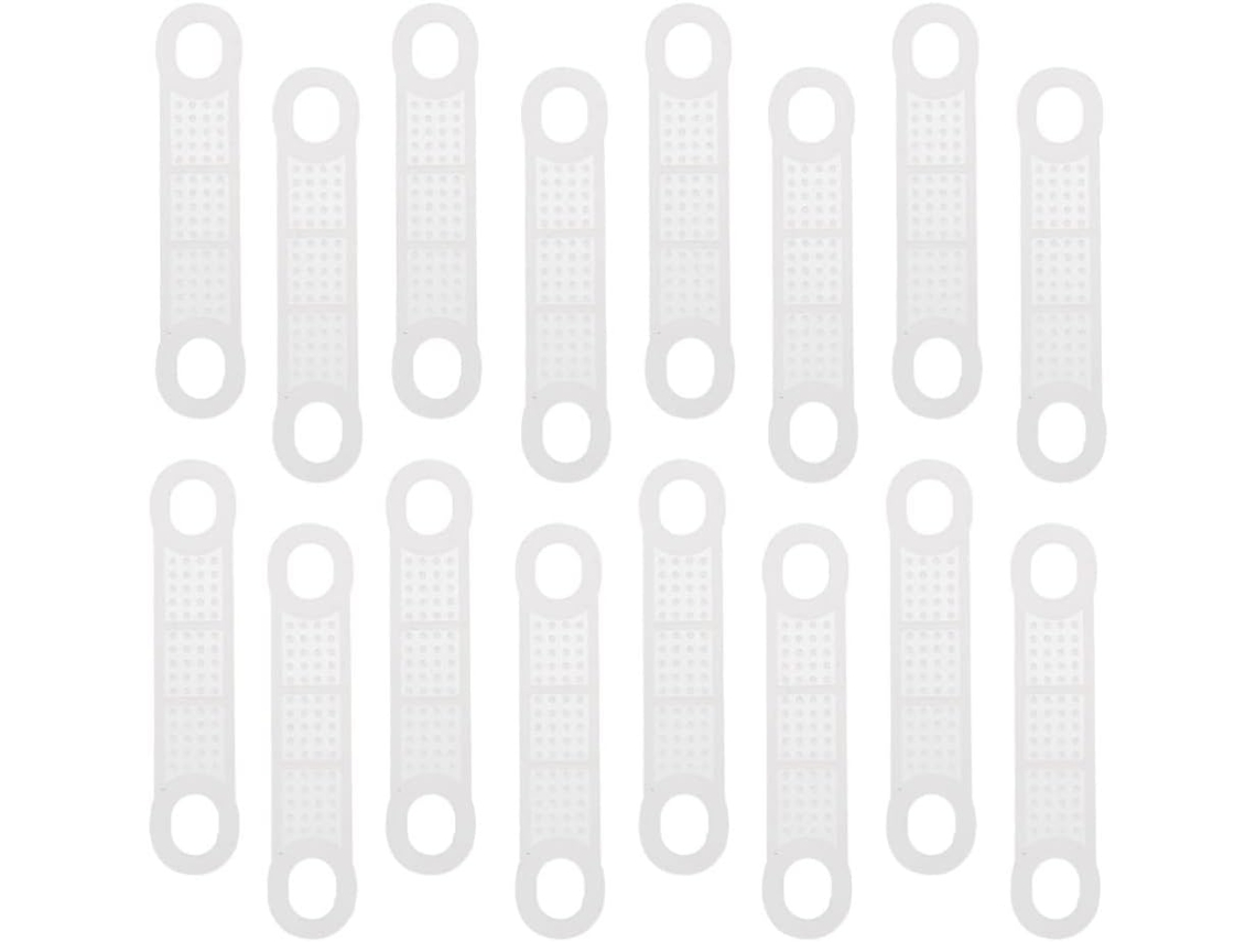 Cabilock Conjunto De 60-tiras Antiderrapantes Silicone Para Cabides, Ideais Para Organização De Roupas No Armário