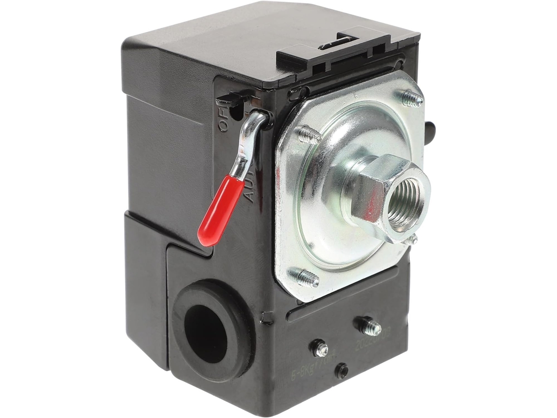 Pressostato Para Compressor de Ar Com 26a E Contador Pressão Ajustável.