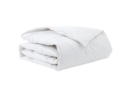 Colchas Duvets Vidaxl Branco Algodão (155x220 Cm)
