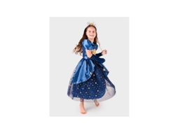 Vestido De Princesa Goda Fen Com Estrelas, Fantasia Para Crianças De 4 A 6 Anos. Den Goda Fen