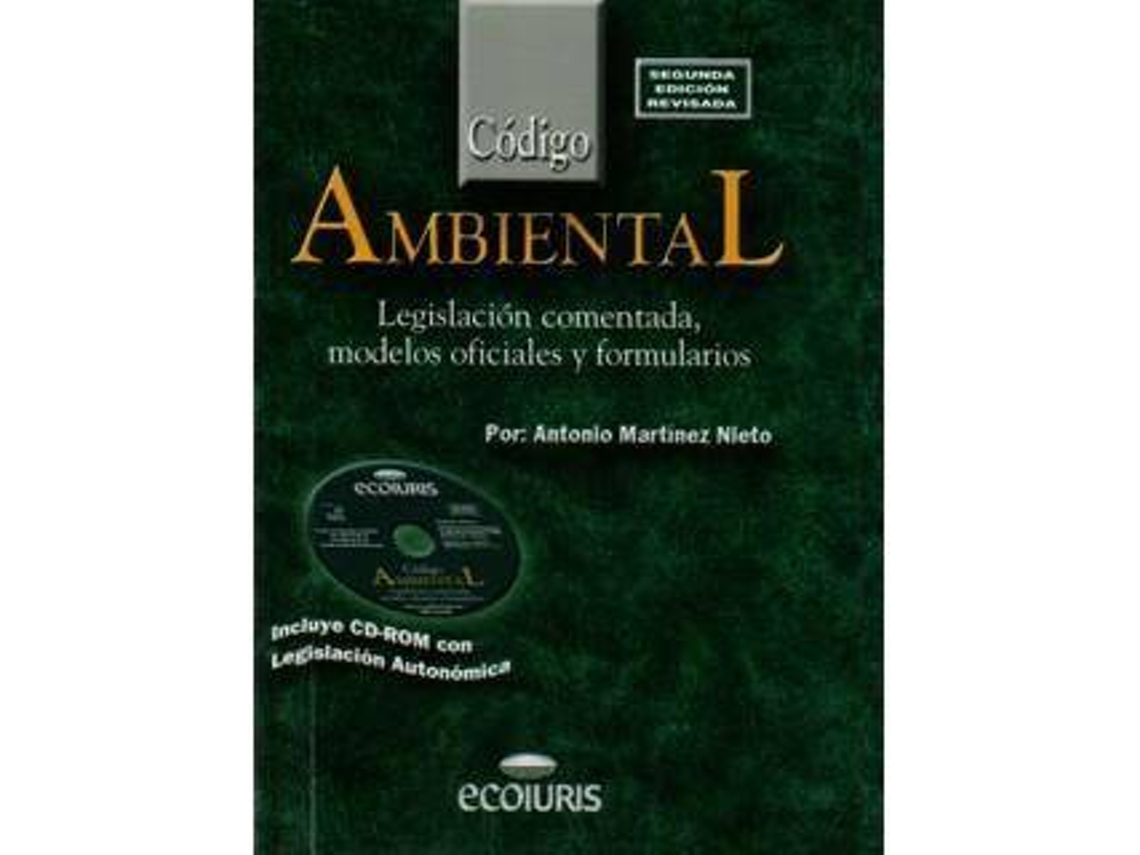 Livro Codigo Ambiental de Antonio Martinez Nieto (Espanhol - Capa Dura)