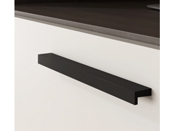 Conjunto de 25 Puxadores de Perfil de Alumínio de 475x14x18 mm Preto Fosco HARDWAREXCHANGE